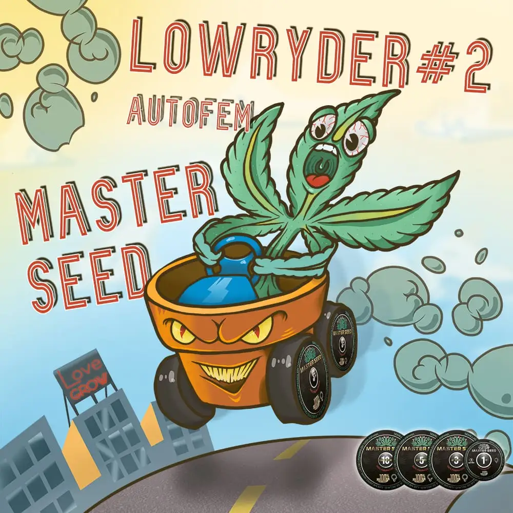 Насіння коноплі Lowryder#2 autofem. Іспанія | MASTER-SEED