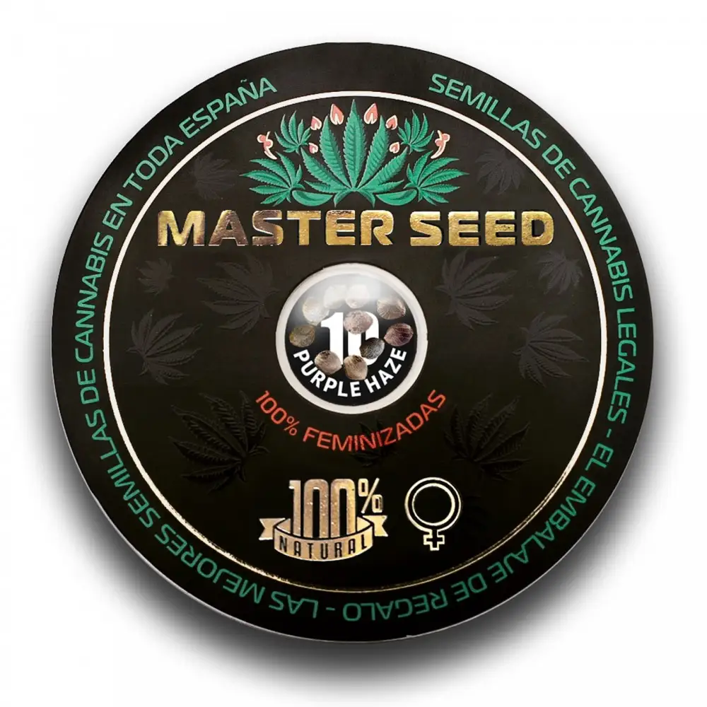 Купити насіння коноплі Purple Haze fem | сідбанк MASTER-SEED Іспанія