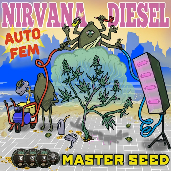 Насіння коноплі Nirvana Diesel autofem.